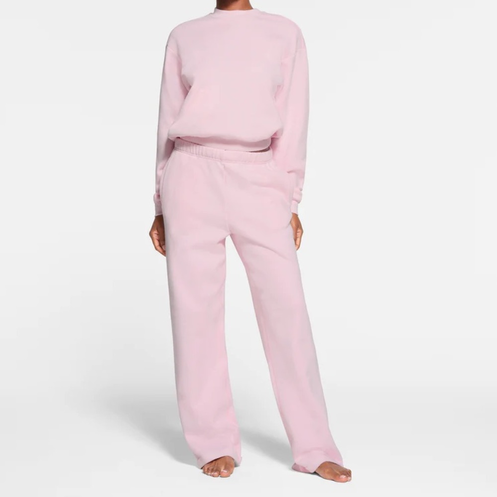 skims cherry blossom cotton fleece